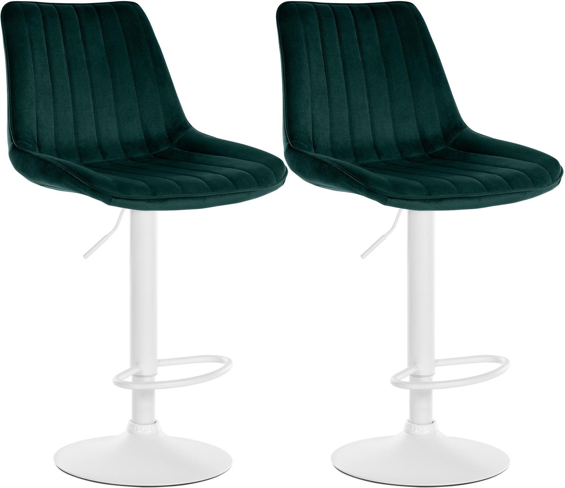 2er Set Barhocker Toni Samt - homemem39