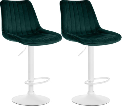 2er Set Barhocker Toni Samt - homemem39