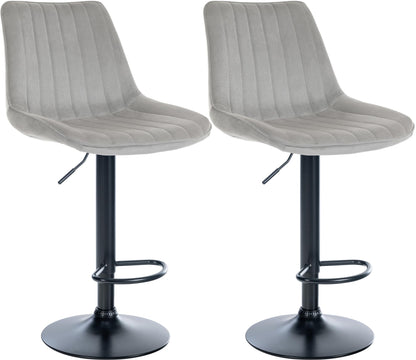 2er Set Barhocker Toni Samt - homemem39