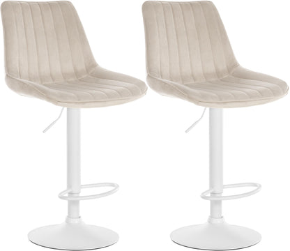 2er Set Barhocker Toni Samt - homemem39