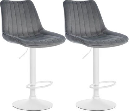 2er Set Barhocker Toni Samt - homemem39