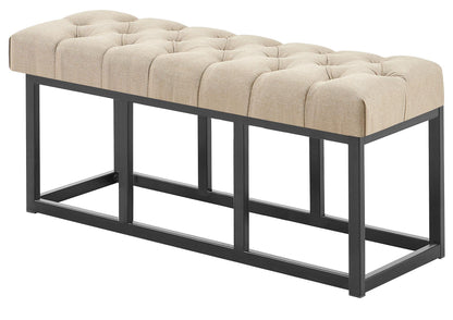 Sitzbank Amun Stoff Schwarz - homemem39