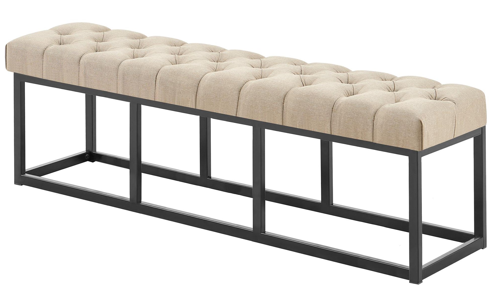 Sitzbank Amun Stoff Schwarz - homemem39