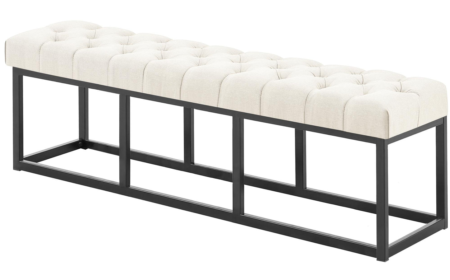 Sitzbank Amun Stoff Schwarz - homemem39