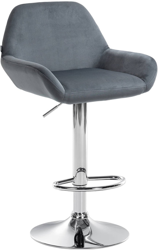 Barhocker Braga Samtbezug con Metallgestell - homemem39