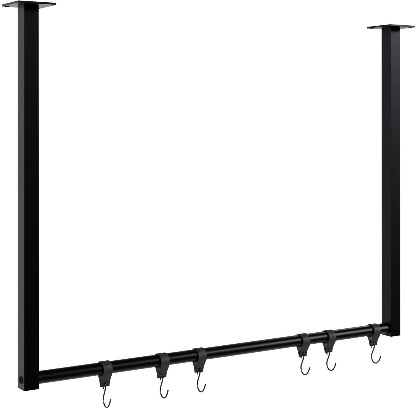 Kleiderstange Fenton mit 6 Kleiderhaken - homemem39