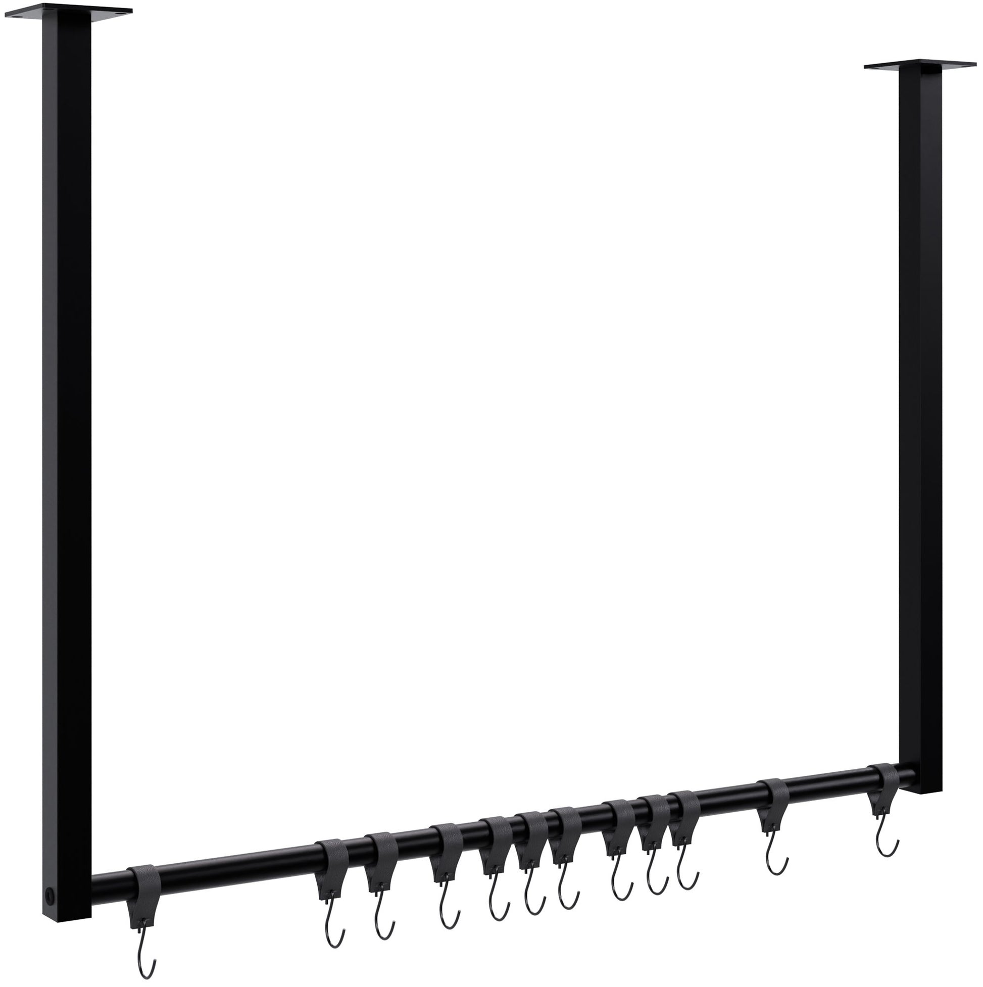 Kleiderstange Fenton mit 12 Kleiderhaken - homemem39