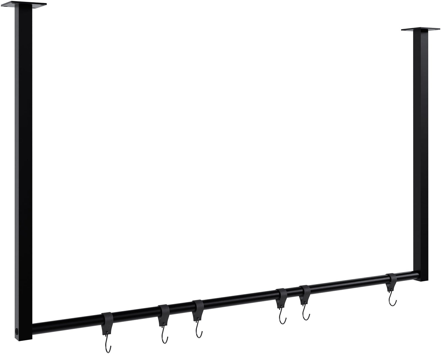 Kleiderstange Fenton mit 6 Kleiderhaken - homemem39