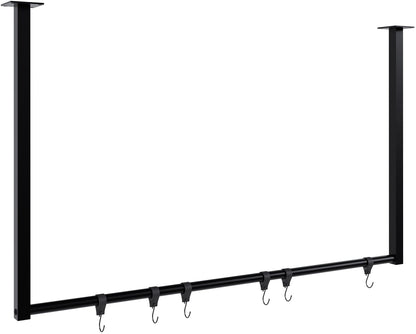 Kleiderstange Fenton mit 6 Kleiderhaken - homemem39