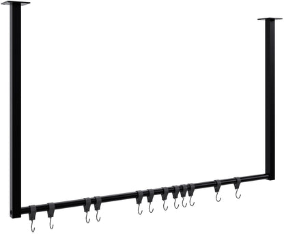 Kleiderstange Fenton mit 12 Kleiderhaken - homemem39