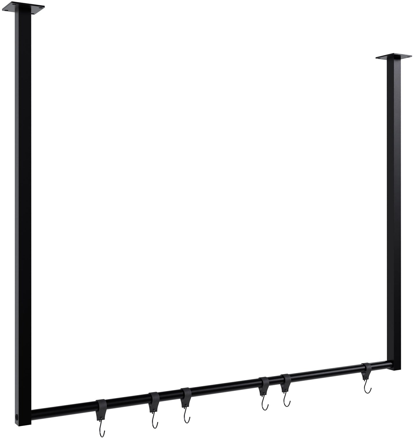 Kleiderstange Fenton mit 6 Kleiderhaken - homemem39
