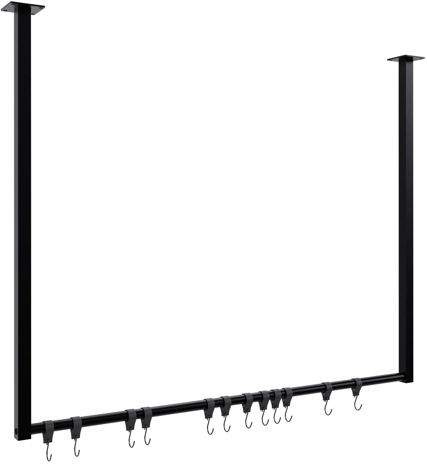 Kleiderstange Fenton mit 12 Kleiderhaken - homemem39