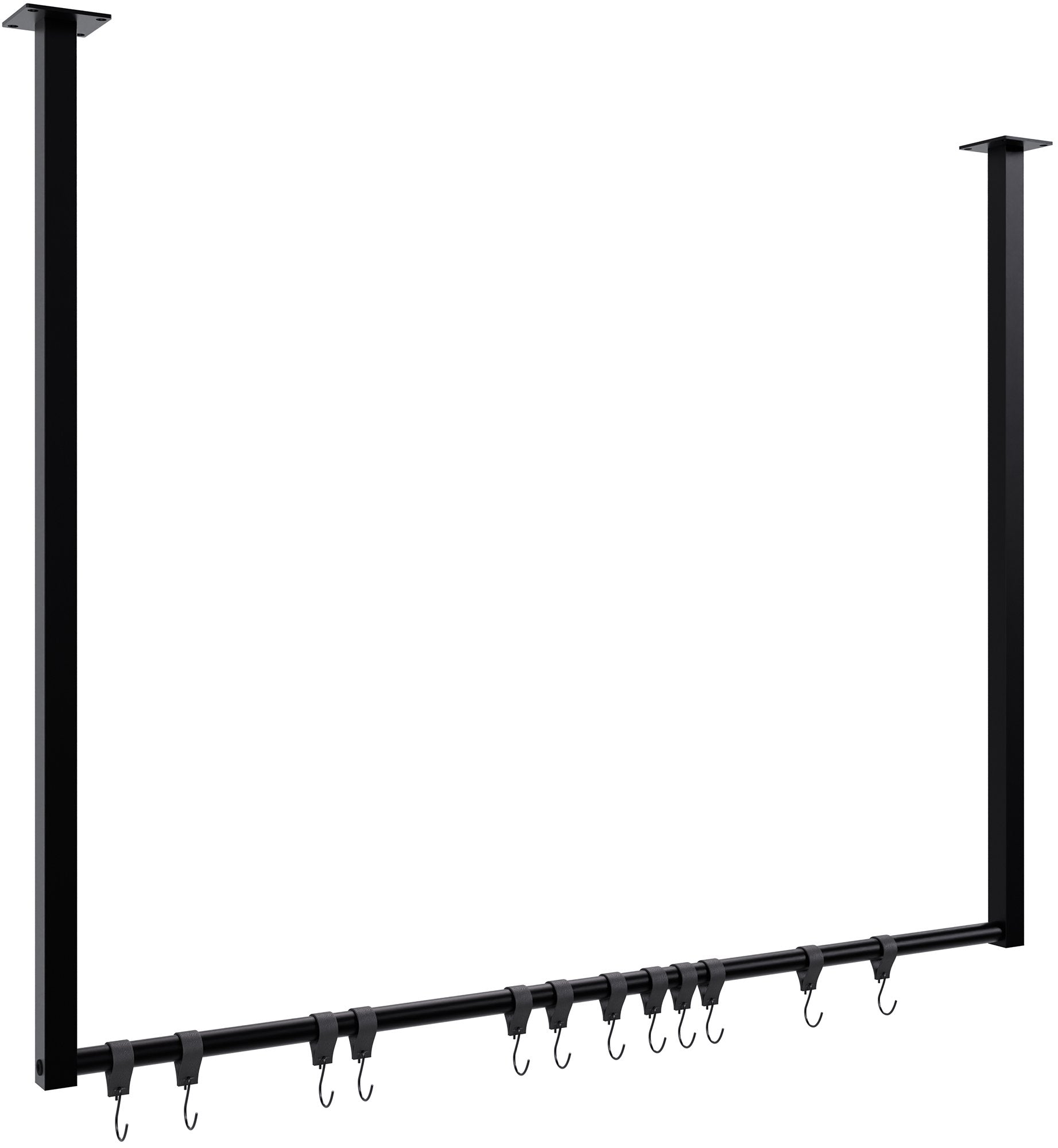 Kleiderstange Fenton mit 12 Kleiderhaken - homemem39