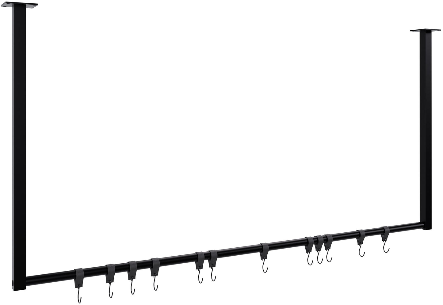 Kleiderstange Fenton mit 12 Kleiderhaken - homemem39