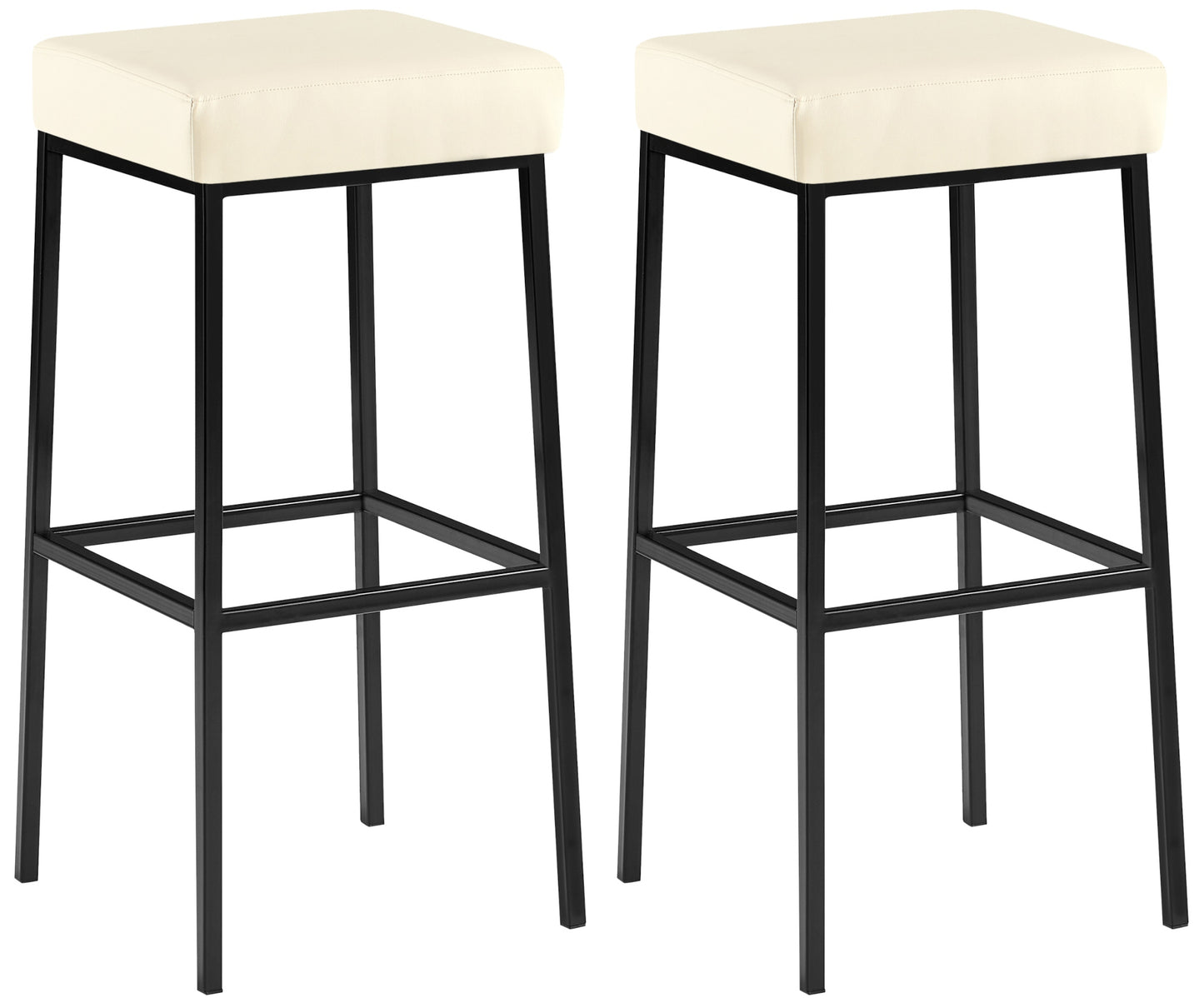 2er Set Barhocker Montreal Kunstlederbezug - homemem39