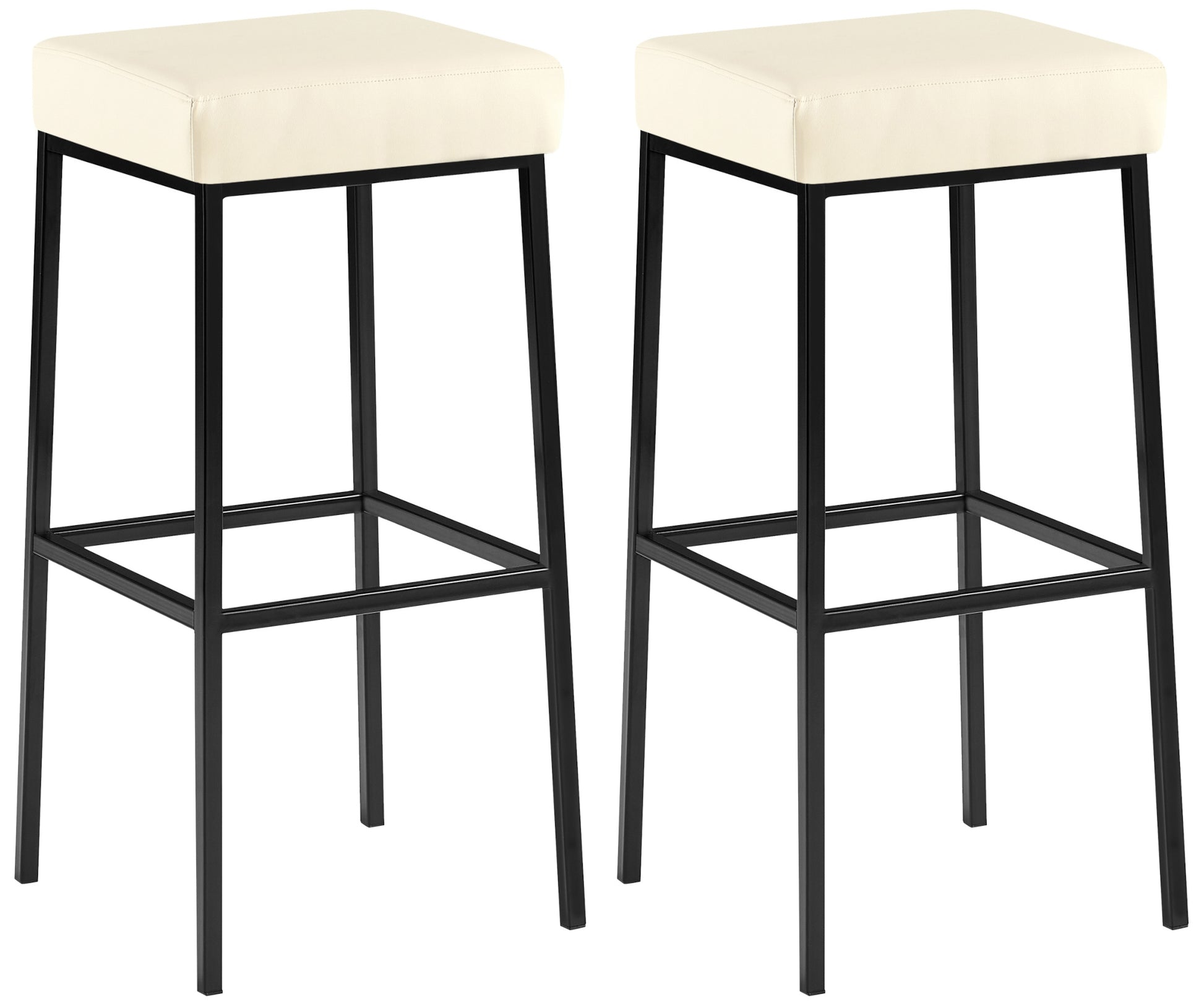 2er Set Barhocker Montreal Kunstlederbezug - homemem39