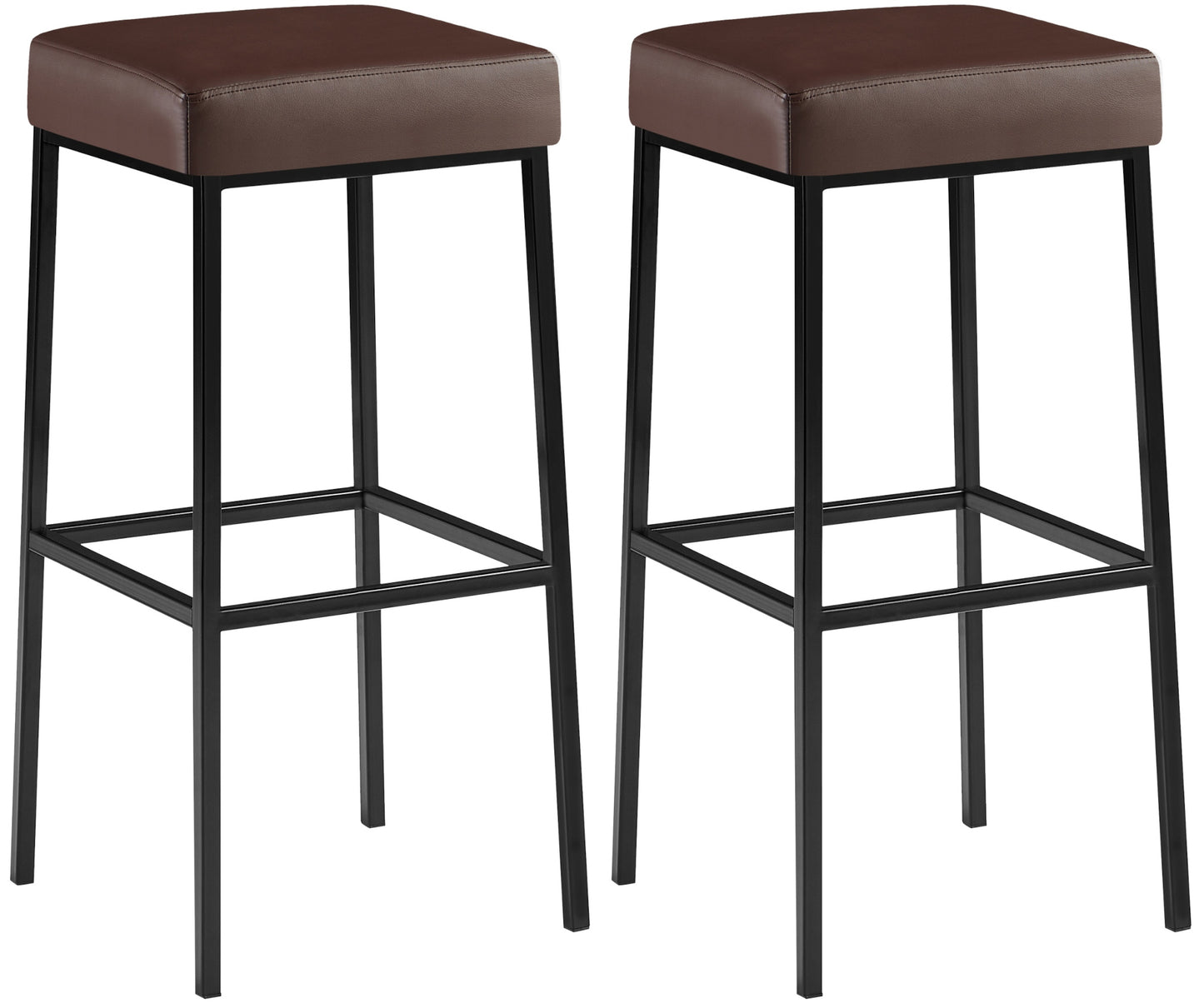 2er Set Barhocker Montreal Kunstlederbezug - homemem39