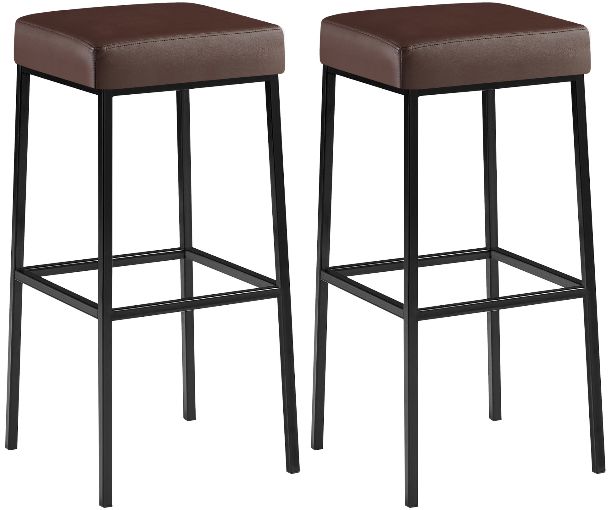 2er Set Barhocker Montreal Kunstlederbezug - homemem39