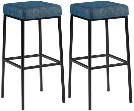 2er Set Barhocker Montreal Stoffbezug - homemem39