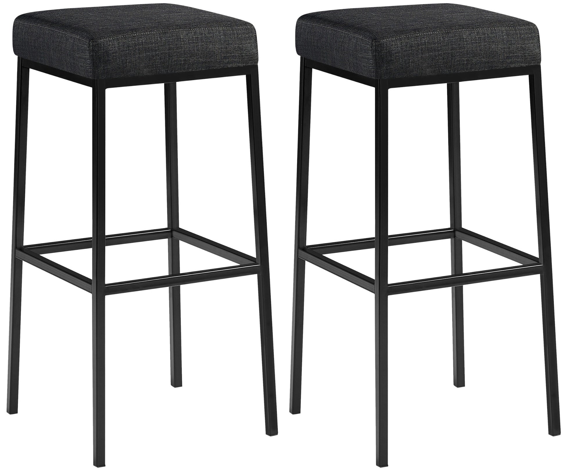 2er Set Barhocker Montreal Stoffbezug - homemem39