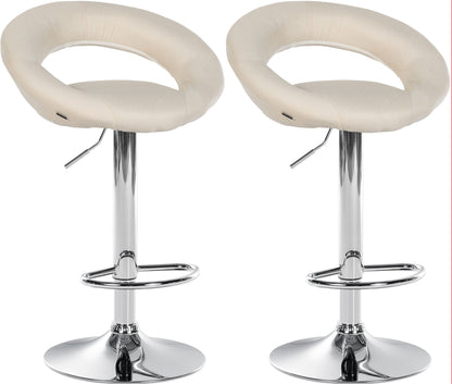 2er Set Barhocker Olinda Stoff - homemem39