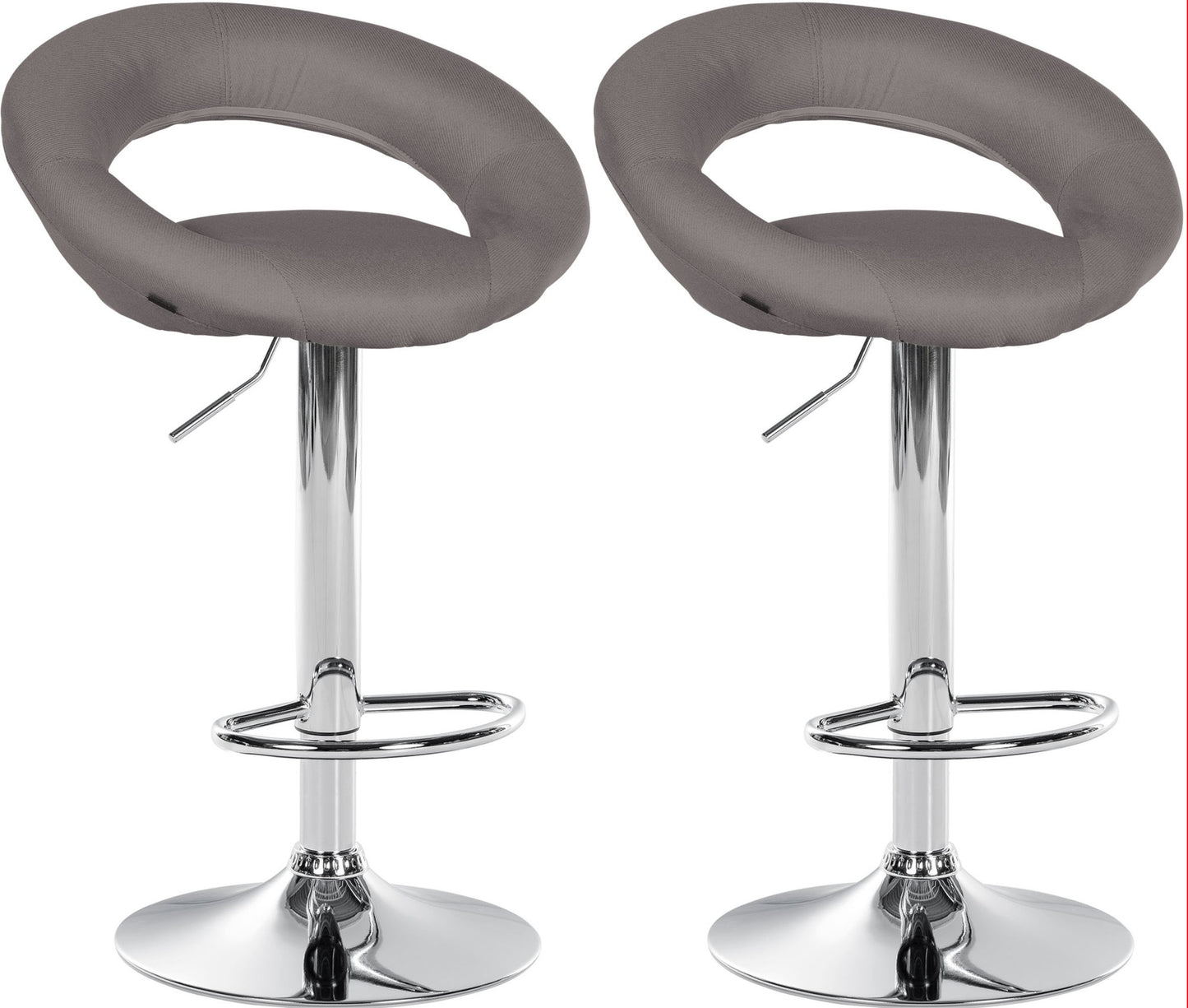 2er Set Barhocker Olinda Stoff - homemem39