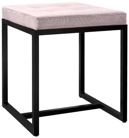 Sitzhocker Barci mit schwarzem Gestell - homemem39