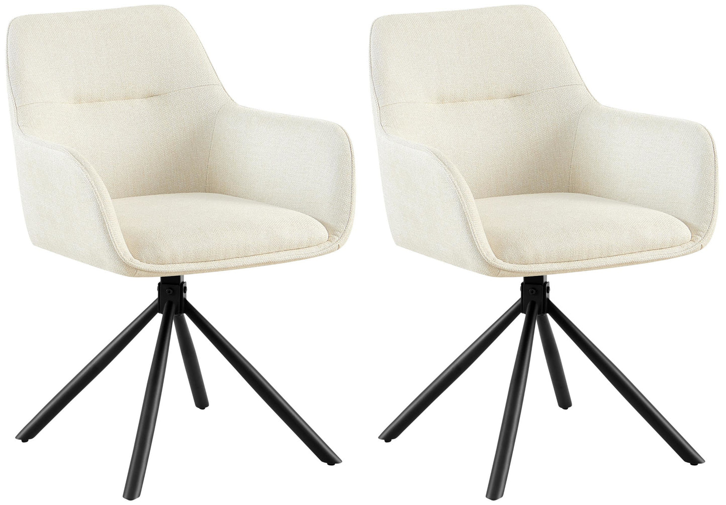 2er Set Stuhl Tipton Stoff - homemem39