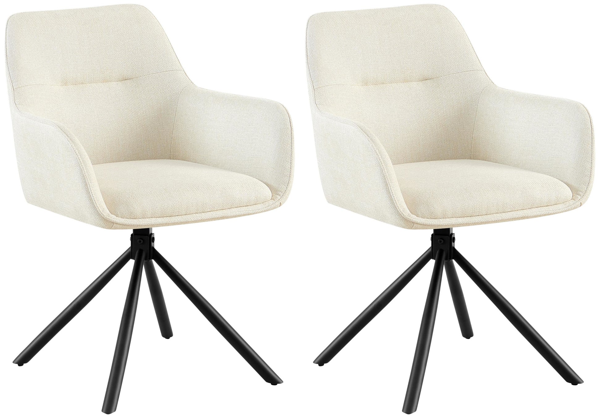 2er Set Stuhl Tipton Stoff - homemem39