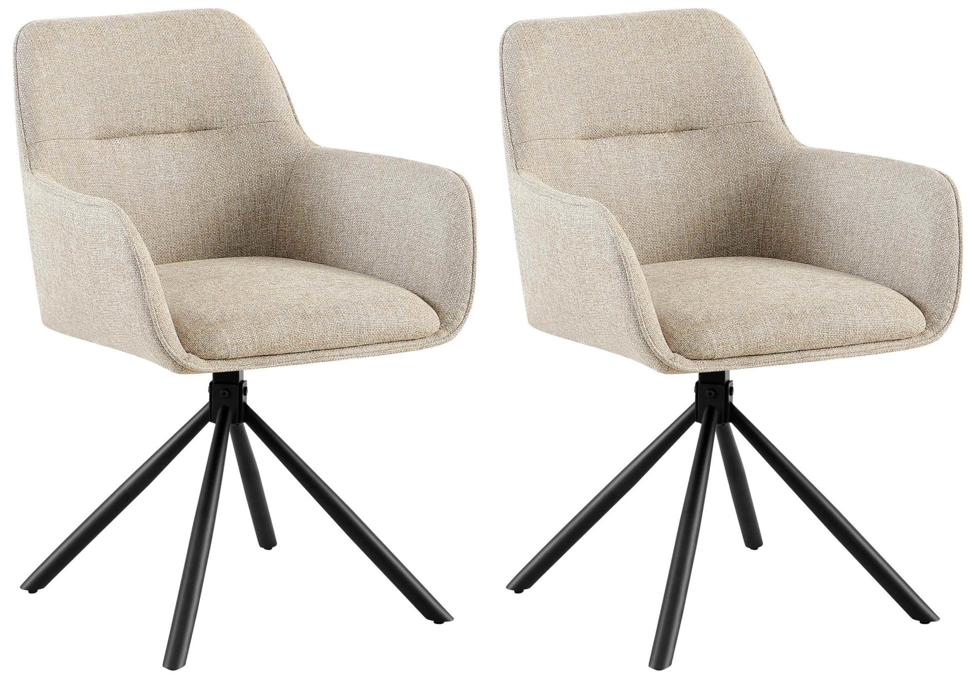 2er Set Stuhl Tipton Stoff - homemem39