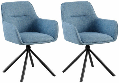 2er Set Stuhl Tipton Stoff - homemem39