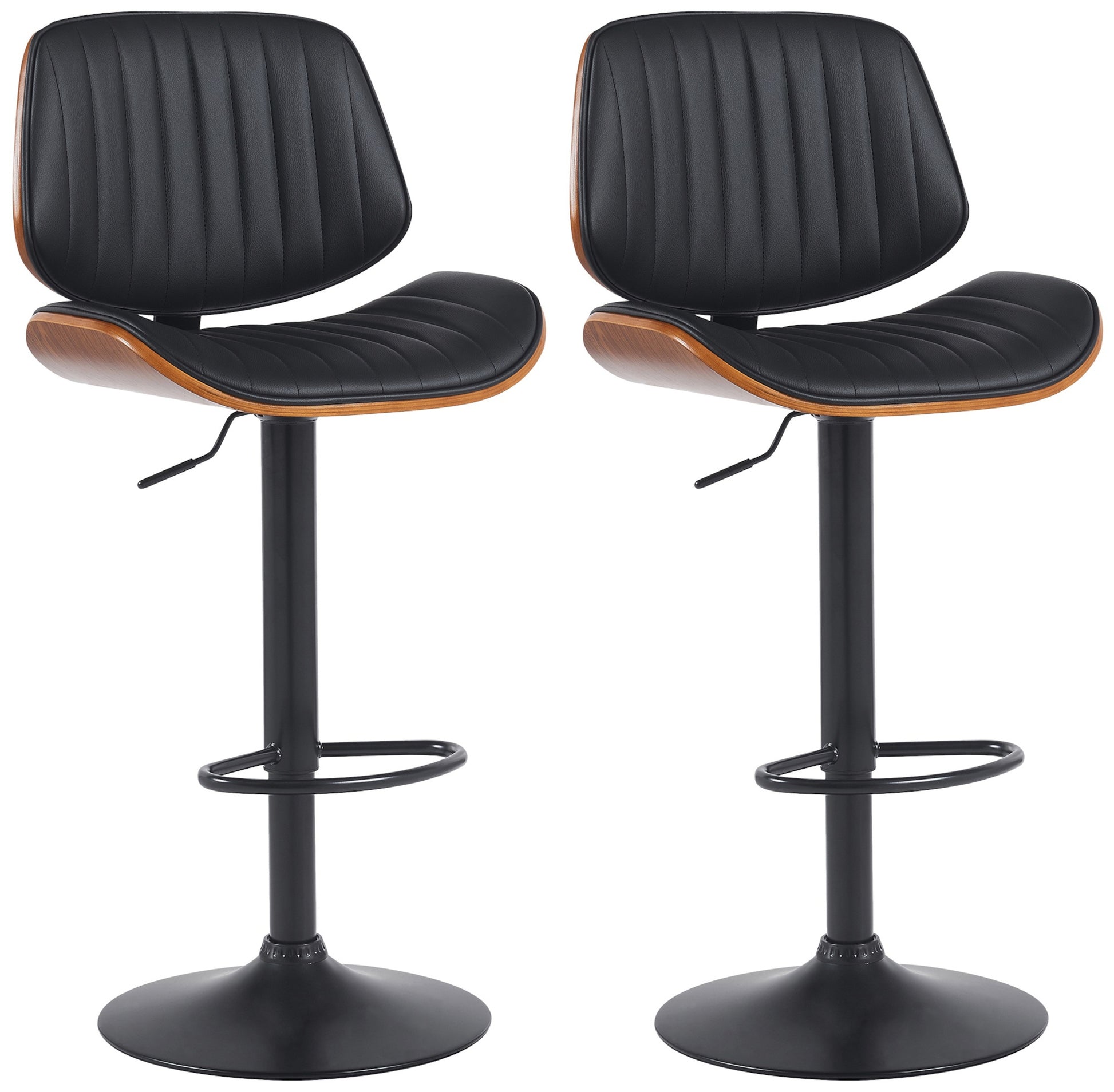 2er Set Barhocker Clawson Kunstleder - homemem39