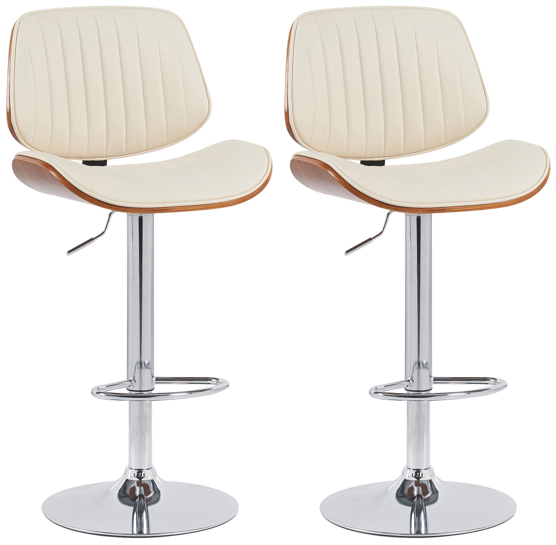 2er Set Barhocker Clawson Kunstleder - homemem39