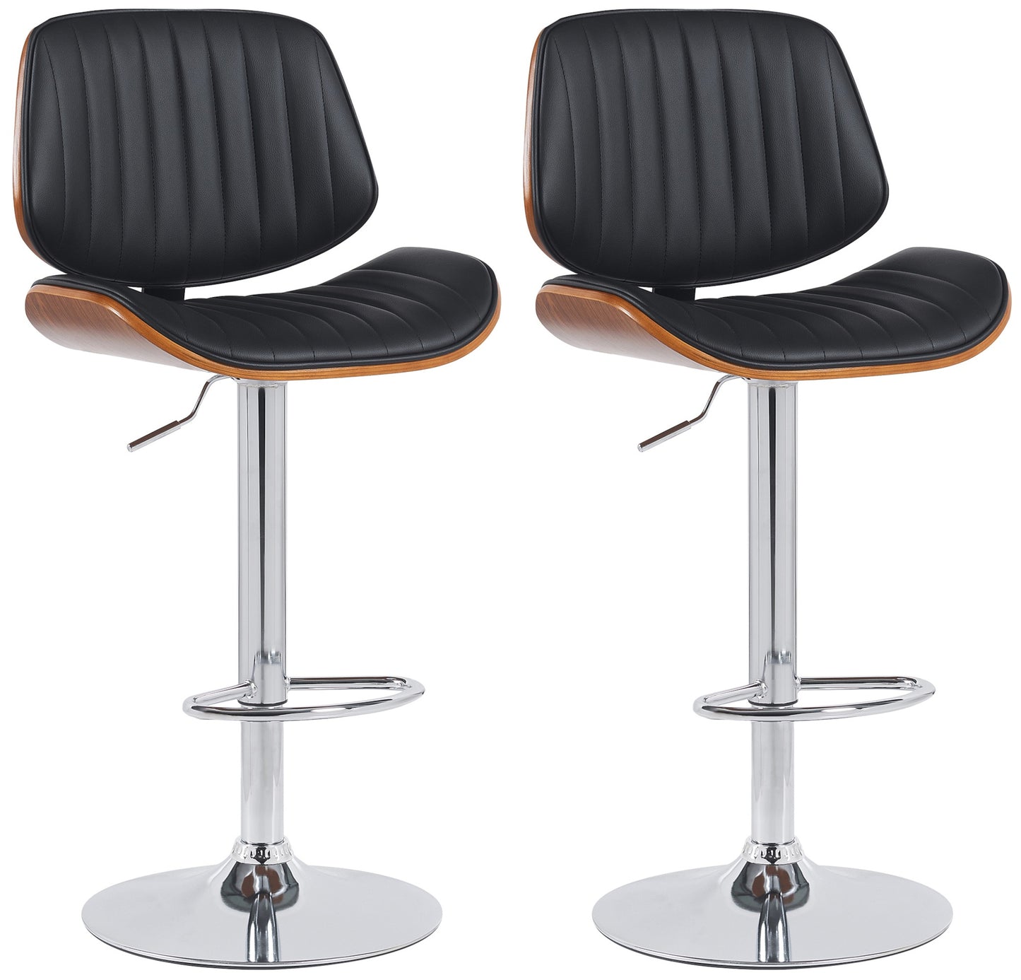 2er Set Barhocker Clawson Kunstleder - homemem39