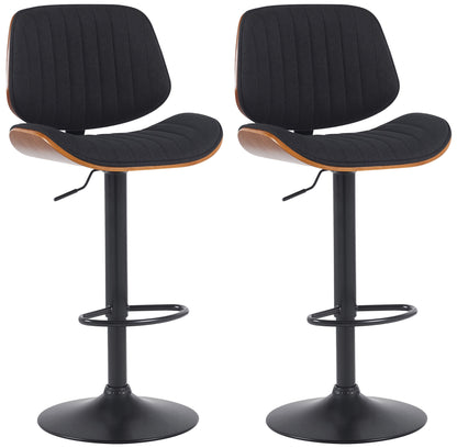 2er Set Barhocker Clawson Stoff - homemem39