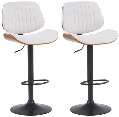 2er Set Barhocker Clawson Stoff - homemem39