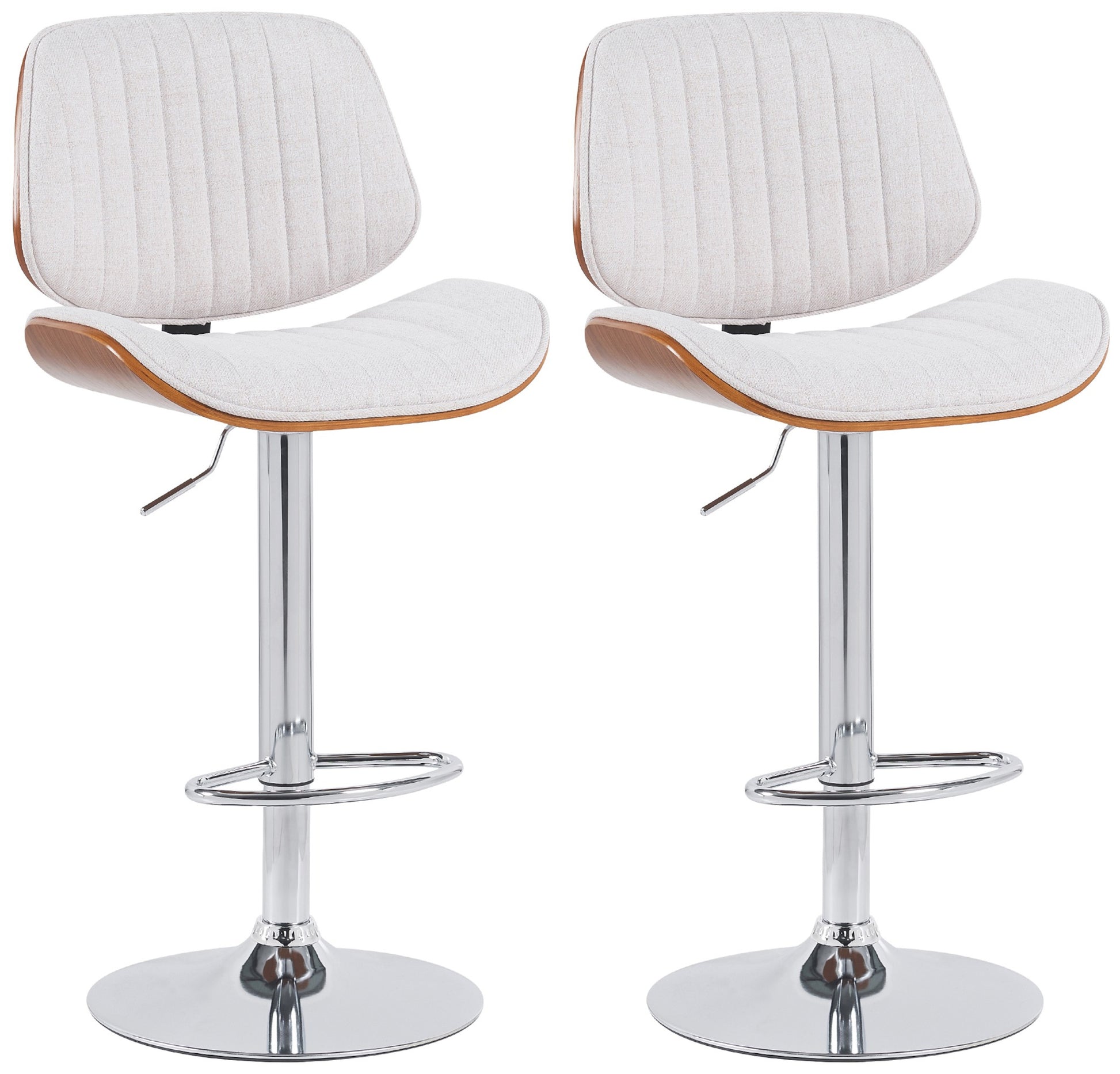 2er Set Barhocker Clawson Stoff - homemem39