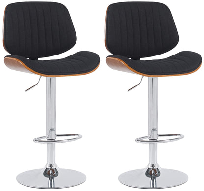 2er Set Barhocker Clawson Stoff - homemem39