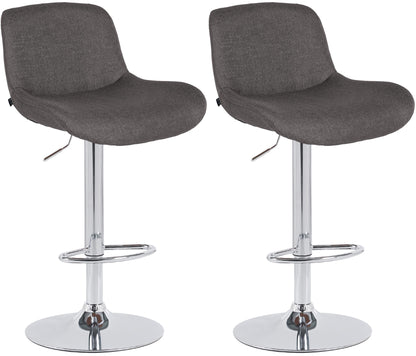 2er Set Barhocker Solon Chrom - homemem39