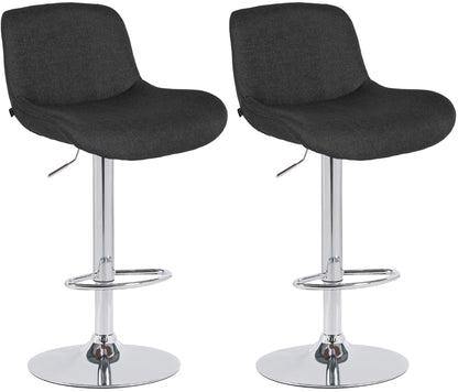2er Set Barhocker Solon Chrom - homemem39