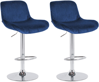 2er Set Barhocker Solon Chrom - homemem39