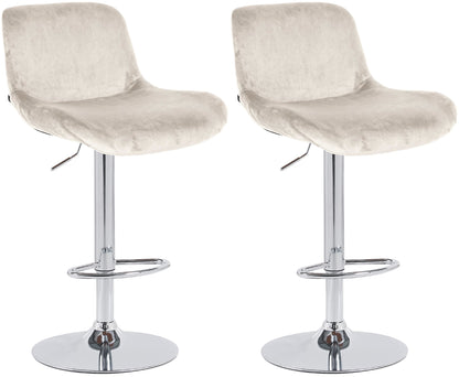 2er Set Barhocker Solon Chrom - homemem39