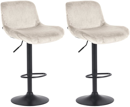 2er Set Barhocker Solon Schwarz - homemem39