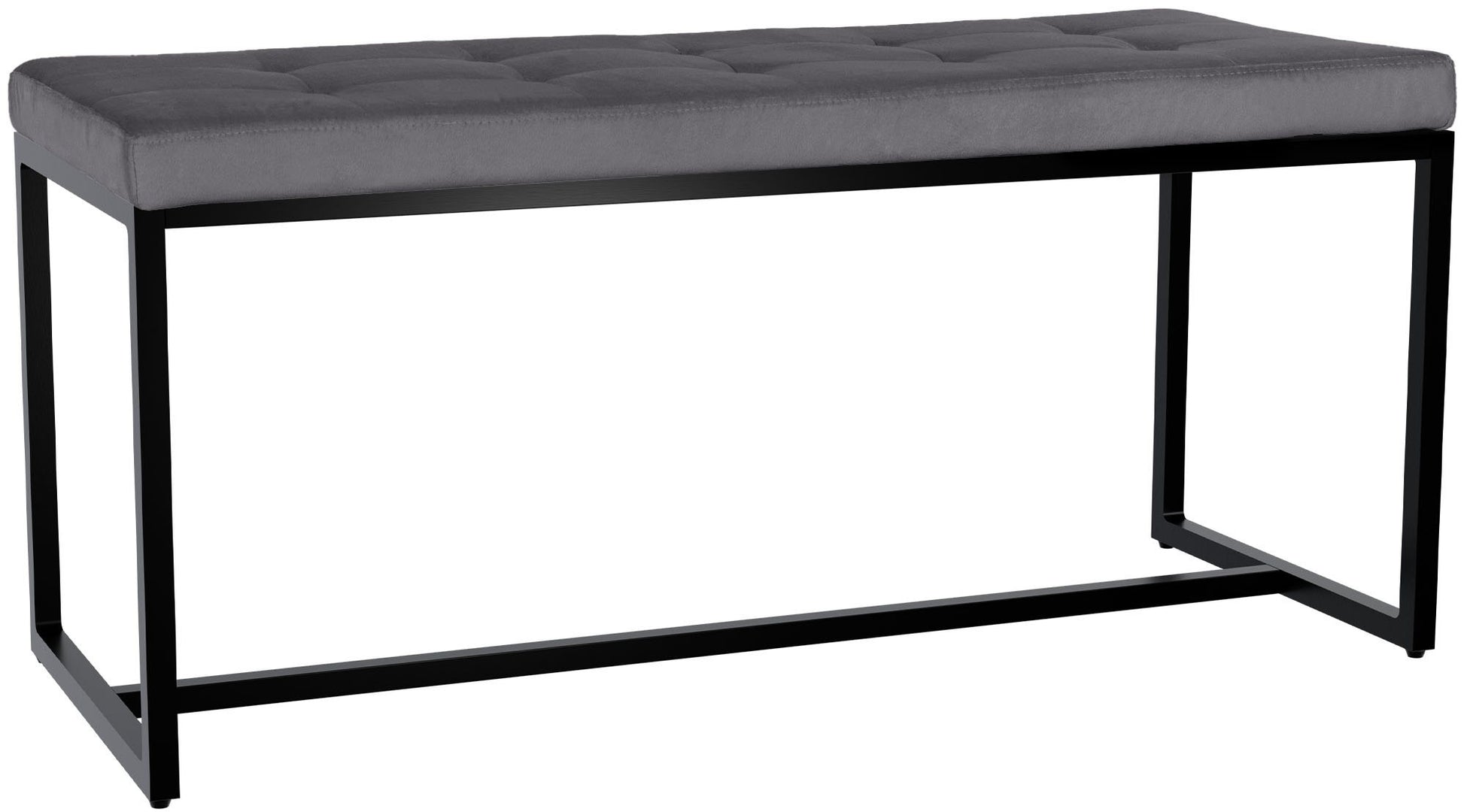 Sitzbank Barci mit schwarzem Gestell - homemem39