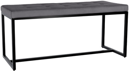 Sitzbank Barci mit schwarzem Gestell - homemem39