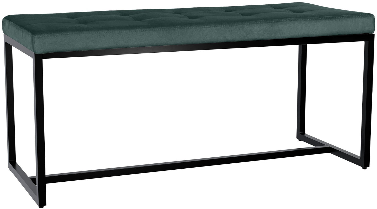 Sitzbank Barci mit schwarzem Gestell - homemem39