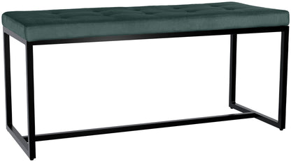 Sitzbank Barci mit schwarzem Gestell - homemem39