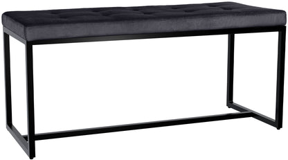 Sitzbank Barci mit schwarzem Gestell - homemem39