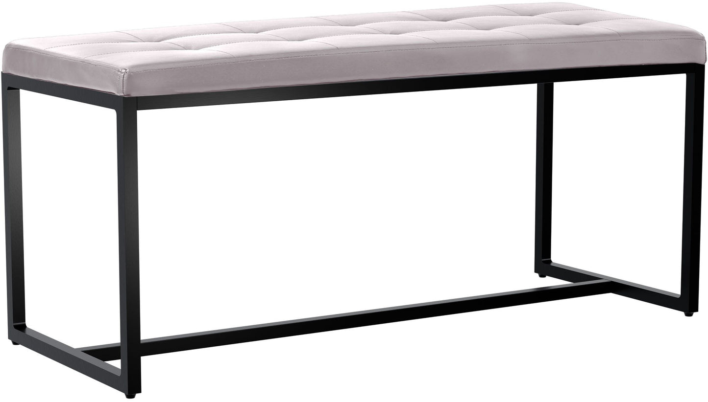 Sitzbank Barci mit schwarzem Gestell - homemem39
