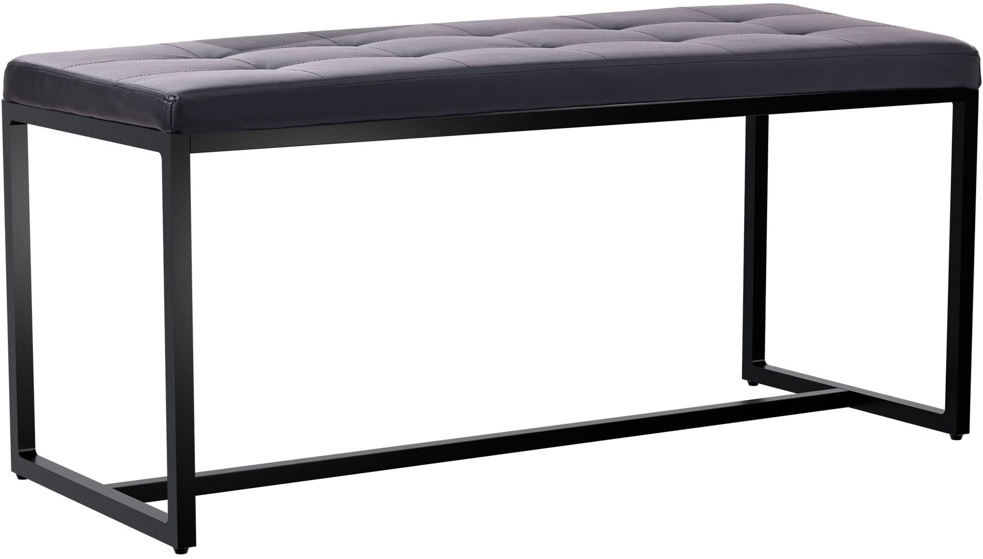 Sitzbank Barci mit schwarzem Gestell - homemem39